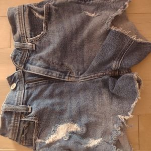 Hollister jean shorts